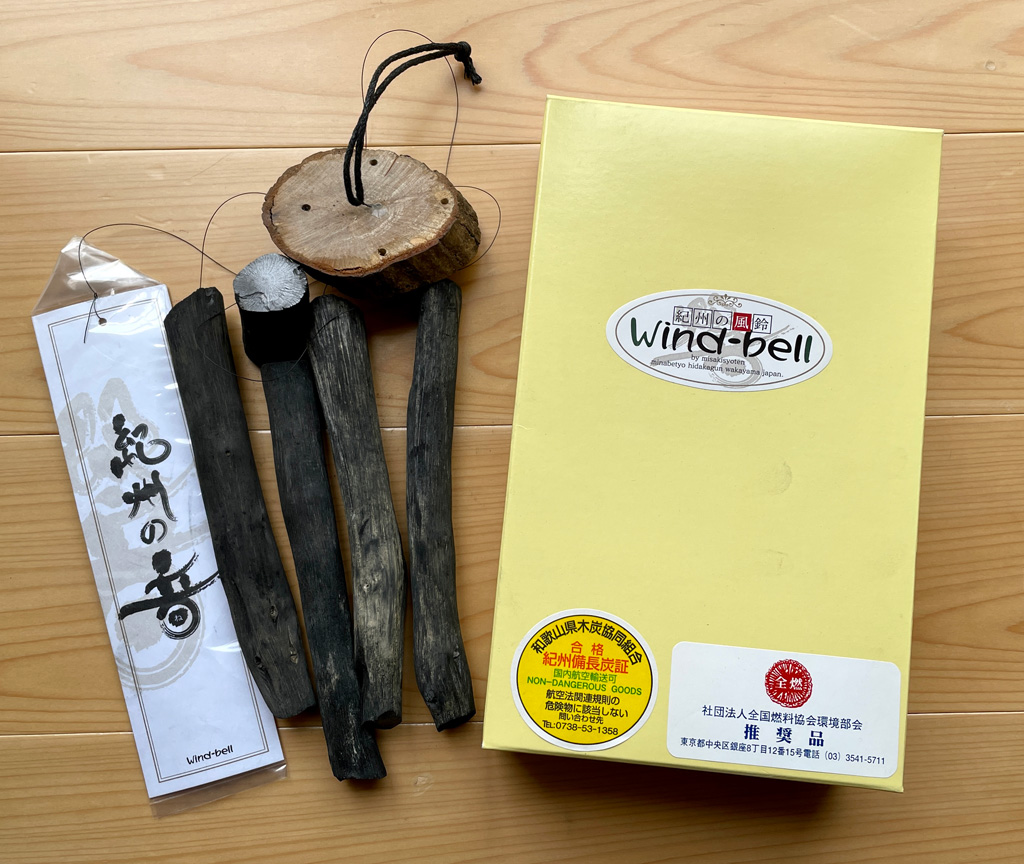 New紀州備長炭風鈴