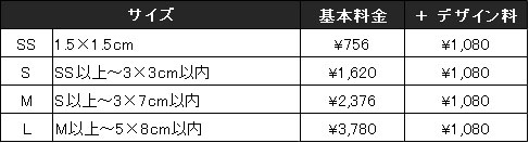 フルオーダー価格表2